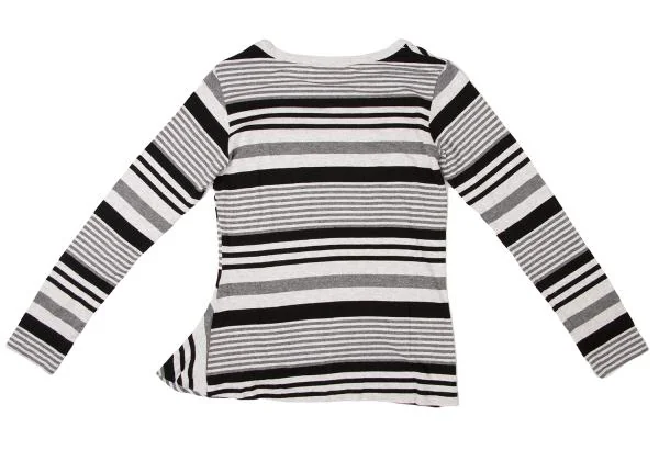Yohji Yamamoto NOIR Glitter Stripe T Shirt K-140301_011