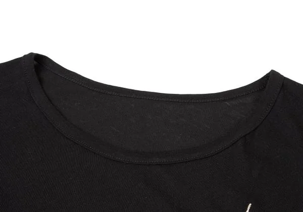 Yohji Yamamoto FEMME Feather Embroidery T Shirt K-140309_005