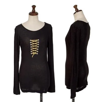 Yohji Yamamoto FEMME Lace Embroidery T Shirt