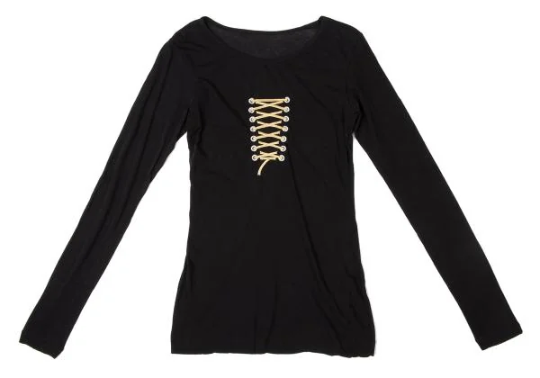 Yohji Yamamoto FEMME Lace Embroidery T Shirt K-140312_002
