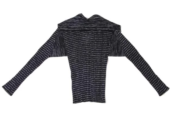 PLEATS PLEASE Stripe Sailor Collar T Shirt K-140319_011