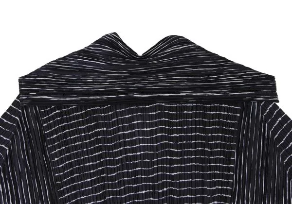 PLEATS PLEASE Stripe Sailor Collar T Shirt K-140319_012