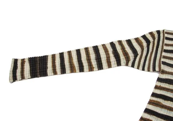 ISSEY MIYAKE Stretch Pleats Stripe T Shirt K-140337_006