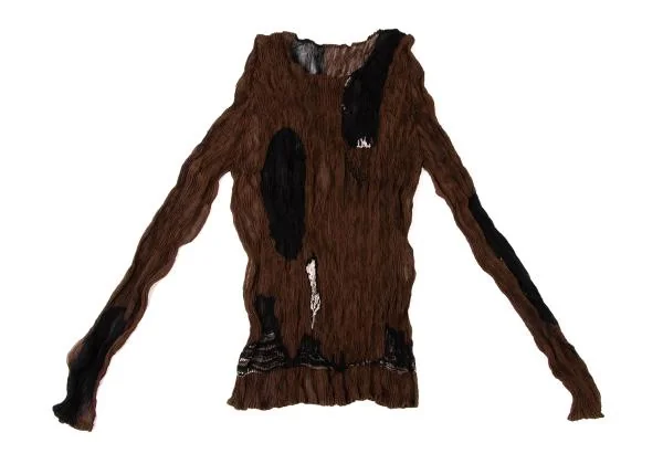 ISSEY MIYAKE Wrinkle Pleats Printed T Shirt K-140340_002
