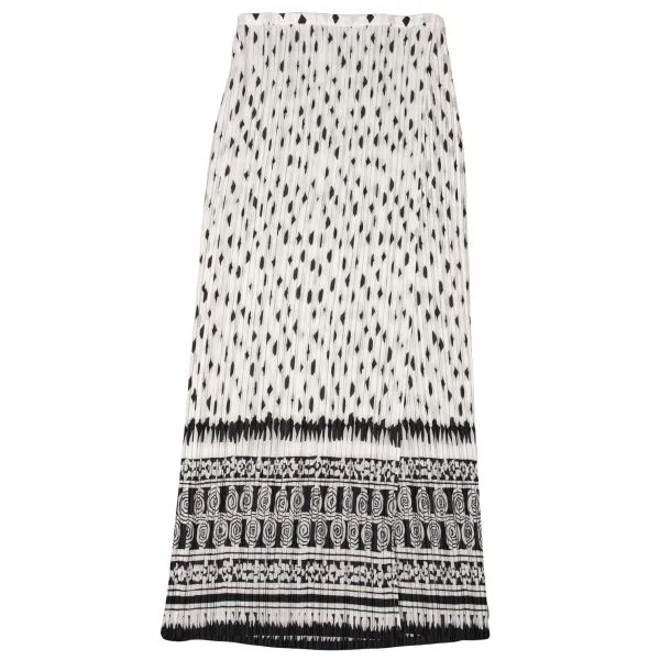 ISSEY MIYAKE Printed Pleats Wrap Skirt K-140348_002