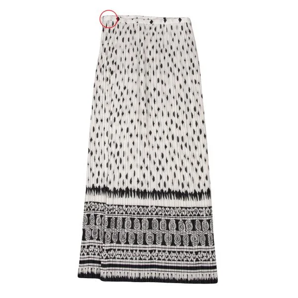 ISSEY MIYAKE Printed Pleats Wrap Skirt K-140348_008