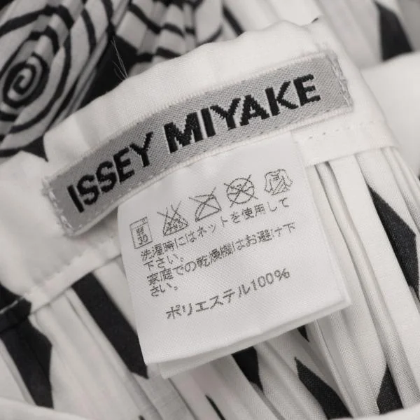 ISSEY MIYAKE Printed Pleats Wrap Skirt K-140348_014