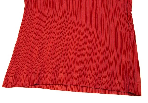 ISSEY MIYAKE Checker Woven Pleats Mini Skirt K-140349_007