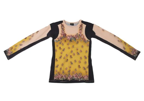 Jean Paul GAULTIER FEMME Floral Printed T-shirt K-140375_002