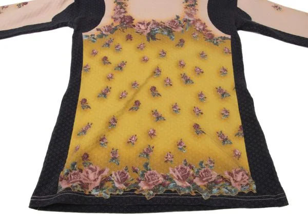 Jean Paul GAULTIER FEMME Floral Printed T-shirt K-140375_008