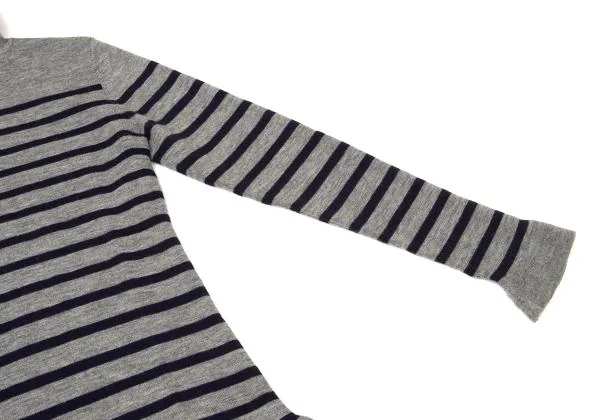 Jean Paul GAULTIER FEMME Stripe Turtle Neck Knit Sweater K-140380_006