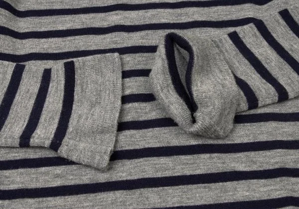 Jean Paul GAULTIER FEMME Stripe Turtle Neck Knit Sweater K-140380_007