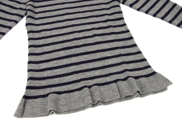 Jean Paul GAULTIER FEMME Stripe Turtle Neck Knit Sweater K-140380_008