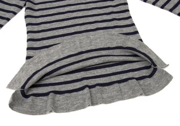 Jean Paul GAULTIER FEMME Stripe Turtle Neck Knit Sweater K-140380_010