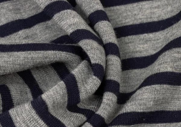 Jean Paul GAULTIER FEMME Stripe Turtle Neck Knit Sweater K-140380_013