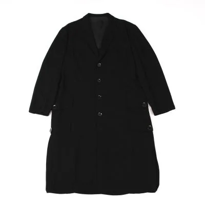 Yohji Yamamoto POUR HOMME Side Pocket Design Long Jacket