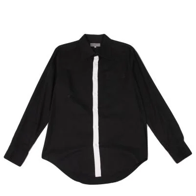 Yohji Yamamoto POUR HOMME Cotton Placket Switching Shirt