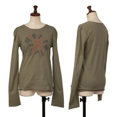 Lucien PellatFinet Union Jack Skull Print T-Shirt