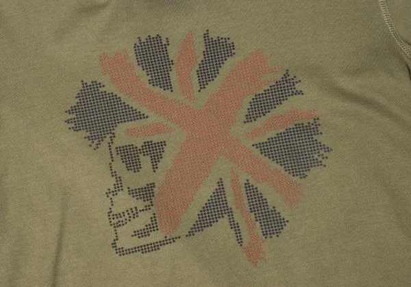 Lucien PellatFinet Union Jack Skull Print T-Shirt K-140478_005
