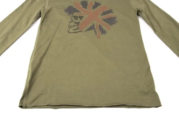 Lucien PellatFinet Union Jack Skull Print T-Shirt K-140478_012