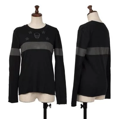 Lucien PellatFinet Line Skull Print T-Shirt
