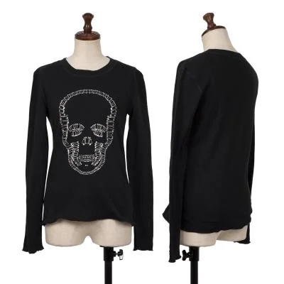 Lucien PellatFinet Safety Pin Skull Print T-Shirt