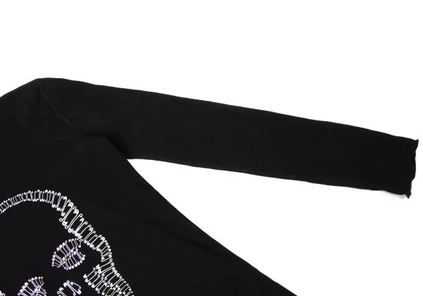 Lucien PellatFinet Safety Pin Skull Print T-Shirt K-140481_009