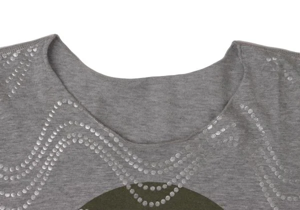 Lucien PellatFinet Peace Mark Print T-Shirt K-140482_004