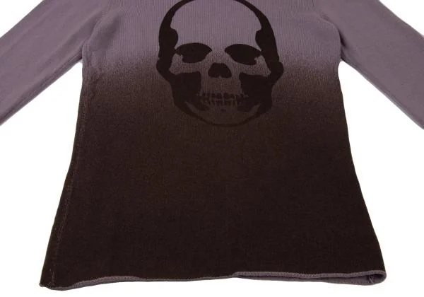 Lucien PellatFinet Skull Printed Cashmere Knit Sweater K-140485_010