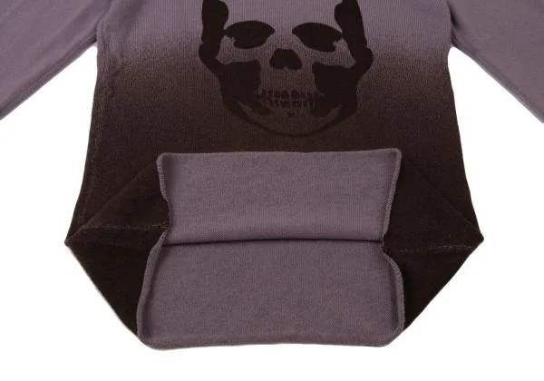 Lucien PellatFinet Skull Printed Cashmere Knit Sweater K-140485_011