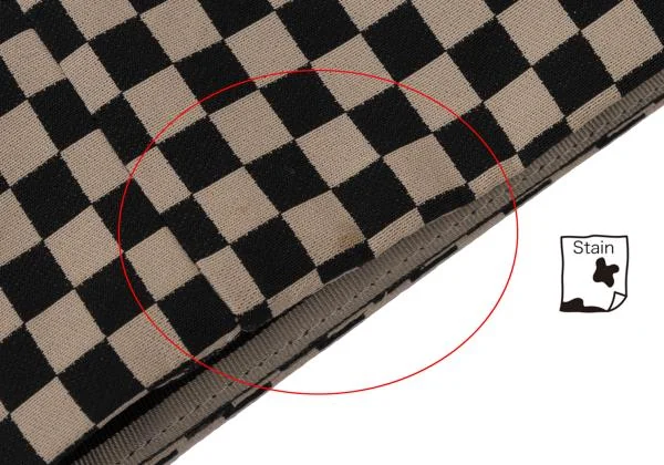 ジョルジオ アルマーニGIORGIO ARMANI コットンポリチェッカーフラッグジャケット ベージュ黒40 K-140489_016