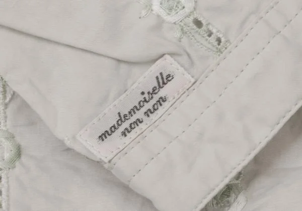 Mademoiselle NON NON Cotton Embroidery Shirt K-140493_007