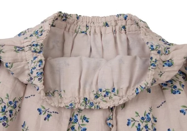 NON NO Mademoiselle NON NON Linen Blueberry Printed Skirt K-140494_005
