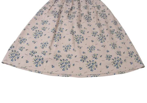 NON NO Mademoiselle NON NON Linen Blueberry Printed Skirt K-140494_006