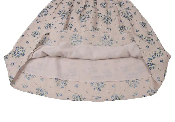 NON NO Mademoiselle NON NON Linen Blueberry Printed Skirt K-140494_008