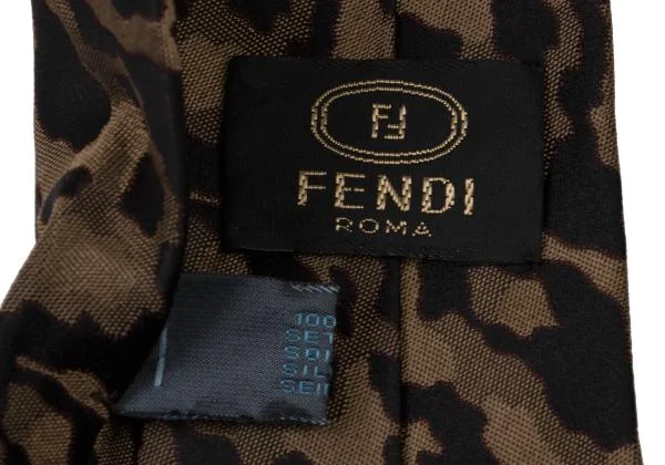 FENDI Silk Jacquard Tie K-140508_009