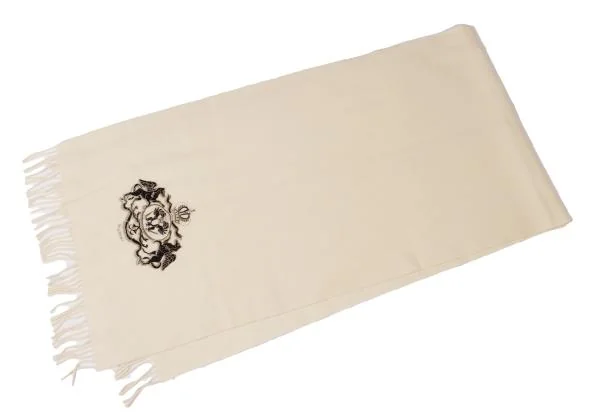 byblos Embroidery Fringe Stole K-140517_002