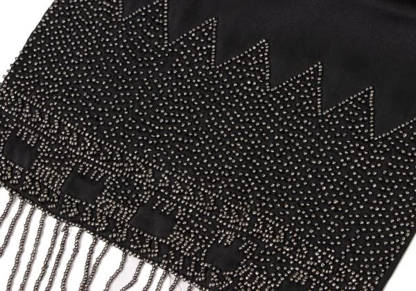 RALPH LAUREN COLLECTION Silk Beaded Fringe Stole K-140518_004