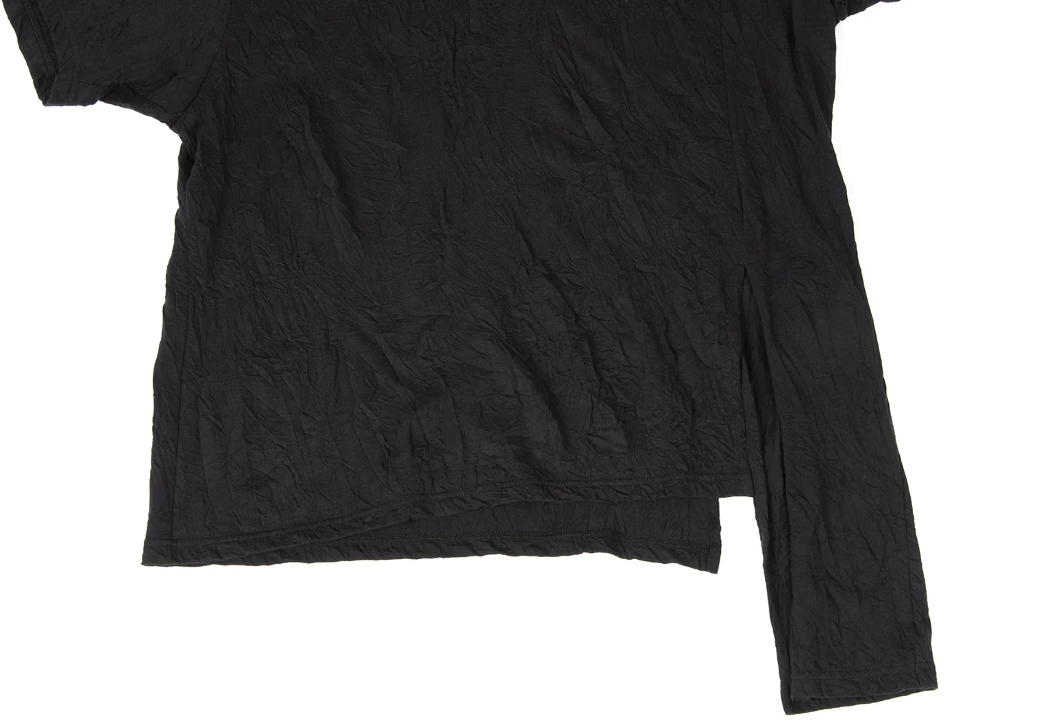 グラウンド ワイGround Y ワッシャー加工スリットTシャツ 黒3