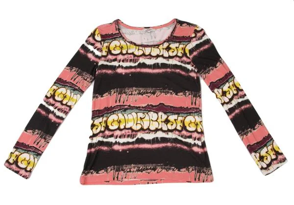 JUNIOR GAULTIER Graffiti Printed T Shirt K-144845_002