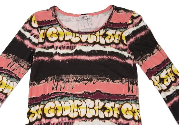JUNIOR GAULTIER Graffiti Printed T Shirt K-144845_003