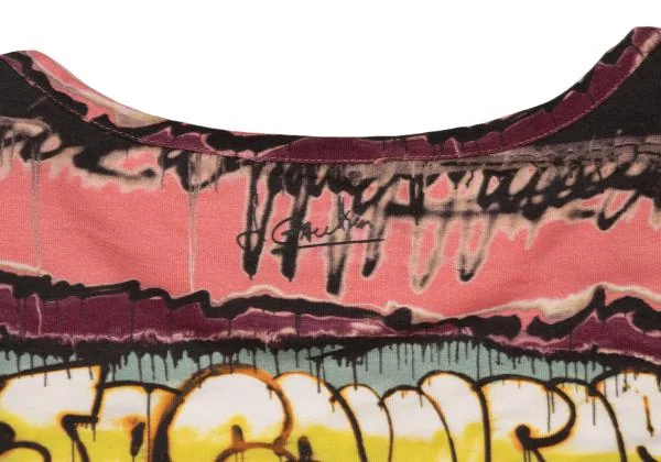 JUNIOR GAULTIER Graffiti Printed T Shirt K-144845_011