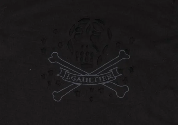 JUNIOR GAULTIER Skull Cutting T Shirt K-144847_004