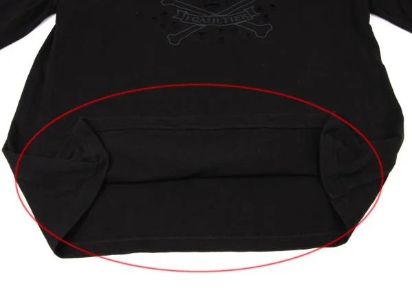 JUNIOR GAULTIER Skull Cutting T Shirt K-144847_008