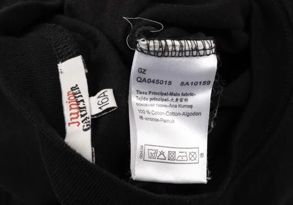 JUNIOR GAULTIER Skull Cutting T Shirt K-144847_012