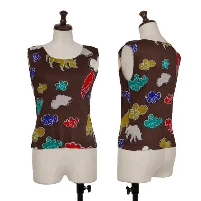 PLEATS PLEASE Printed Tank Top
