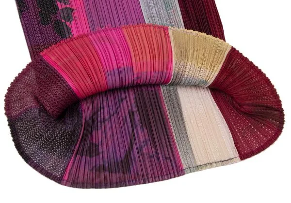 PLEATS PLEASE Multicolor Printed Mesh Pleated Tank Top K-144859_008