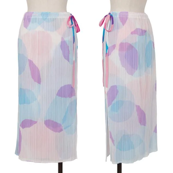 PLEATS PLEASE See-through Layered Design Print Skirt Multi-Color 3 K-144861_001
