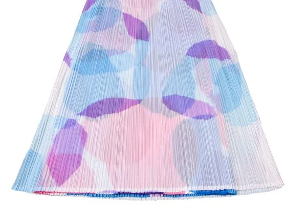 PLEATS PLEASE See-through Layered Design Print Skirt K-144861_006