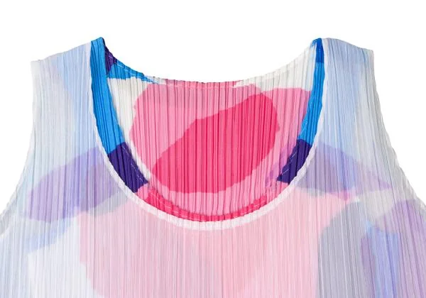 PLEATS PLEASE See-through Layered Design T-shirt & Skirt K-144862_005